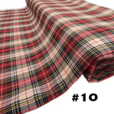 School Plaids, Black Red White Yellow, 60" Wide; 1 yard