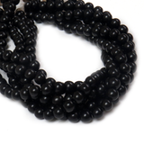 Black Ebony Wood, 10mm - 1 Strand