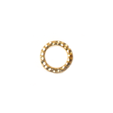 TierraCast, Gold Hammered Ring; 13mm, 1 Piece