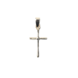 Sterling Silver Cross Pendant, 17x9mm - 1 piece
