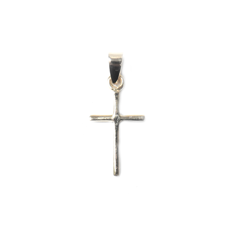 Sterling Silver Cross Pendant, 17x9mm - 1 piece