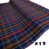 School Plaids, Blue Yellow Black, 60" Wide; 1 yard