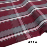 School Plaids, Gray White Burgundy, 60" Wide; 1 yard