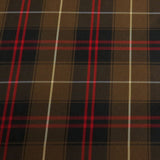 School Plaids, Red Brown Black, 60" Wide; 1 yard