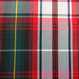 School Plaids,White Blue Red, 60" Wide; 1 yard