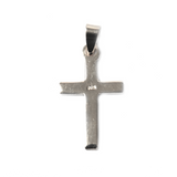 Sterling Silver Cross Pendant, 25x15mm - 1 piece