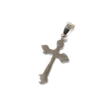 Cross Pendant, Brass, 26x14mm - 1 piece