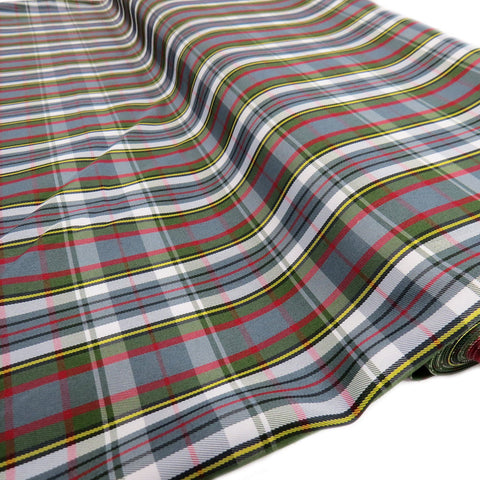 School Plaids, Gray Red Yellow White, 60" Wide; 1 yard