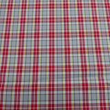 School Plaids, Red Gray Yellow Black, 60" Wide; 1 yard