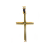 Vermeil Cross Pendant, 30x16mm - 1 piece
