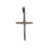 Sterling Silver Cross Pendant, 30x16mm - 1 piece