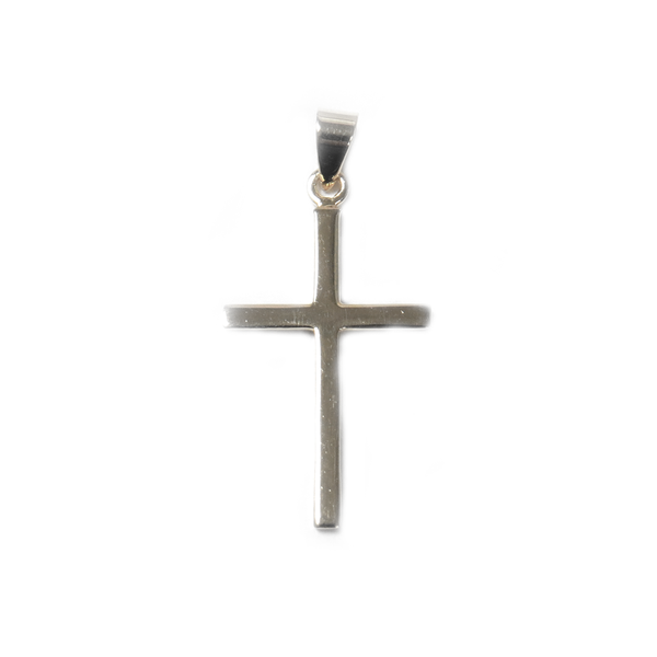 Sterling Silver Cross Pendant, 30x16mm - 1 piece