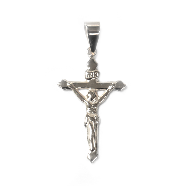 Sterling Silver Crucifix Pendant, 35x20mm - 1 piece