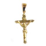 Vermeil Crucifix Pendant, 35x20mm - 1 piece