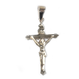 Sterling Silver Crucifix Pendant, 35x20mm - 1 piece