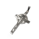 Sterling Silver Cross Pendant, 46x25mm - 1 piece