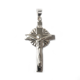 Crucifix Pendant, Brass, 46x25mm - 1 piece