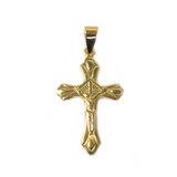 Vermeil Cross Pendant, 35x21mm - 1 piece