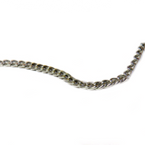 Aluminum Curb Chain, Silver, 6x4mm