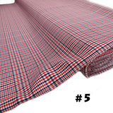 School Plaids,Red Blue White, 60" Wide; 1 yard