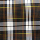 School Plaids, Brown Black Yellow White, 60" Wide; 1 yard