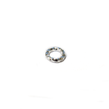 Fancy Jump Ring, Silver Plated Brass- 6mm/16gauge; 50pcs