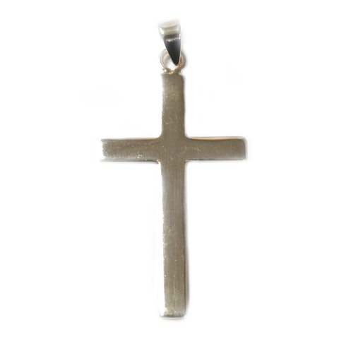 Cross Pendant, Brass, 50x26mm - 1 piece