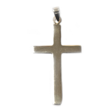 Sterling Silver Cross Pendant, 50X26mm - 1 piece