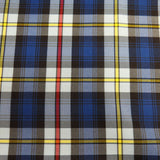 School Plaids, Blue Yellow Gray, 60" Wide; 1 yard