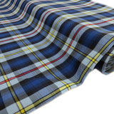 School Plaids, Blue Yellow Gray, 60" Wide; 1 yard