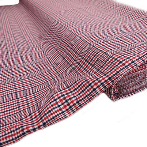 School Plaids,Red Blue White, 60" Wide; 1 yard