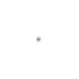 Smooth Round Spacer, Sterling Silver, 5mm; 1 piece