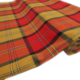 School Plaids, Red Yellow Orange, 60" Wide; 1 yard