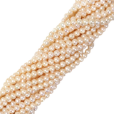 7mm; Round, Fresh Water Pearl - 1 Strand