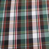 School Plaids, Green Red White Black, 60" Wide; 1 yard