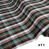 School Plaids, Green Red White Black, 60" Wide; 1 yard