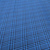 School Plaids, Blue Black, 60" Wide; 1 yard