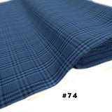 School Plaids, Blue Black, 60" Wide; 1 yard