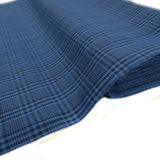 School Plaids, Blue Black, 60" Wide; 1 yard
