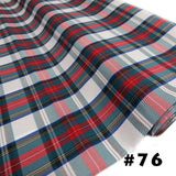 School Plaids, Green Red White, 60" Wide; 1 yard