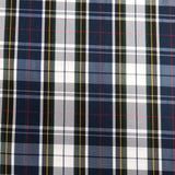 School Plaids, Black White Green Red, 60" Wide; 1 yard