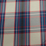 School Plaids, Gray Red White, 60" Wide; 1 yard