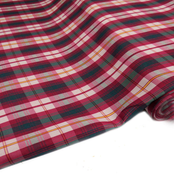 School Plaids, Pink Yellow, 60" Wide; 1 yard