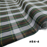 School Plaids, Green Yellow Gray, 60" Wide; 1 yard