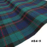 School Plaids, Green Red Blue, 60" Wide; 1 yard