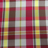 Scool Plaids, Yellow Brown Red, 60" Wide; 1 yard