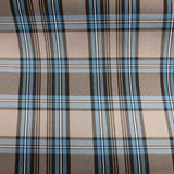 School Plaids, Gray Blue White, 60" Wide; 1 yard
