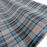 School Plaids, Gray Blue White, 60" Wide; 1 yard