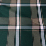 School Plaids, Green White, 60" Wide; 1 yard