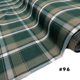 School Plaids, Green White, 60" Wide; 1 yard